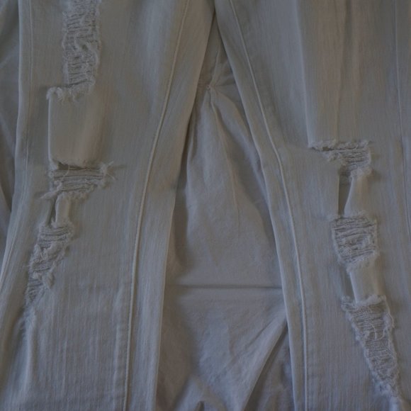 NEW Frame Le Skinny De Jeanne in Blanc Jefferson Size 26 - Picture 11 of 12